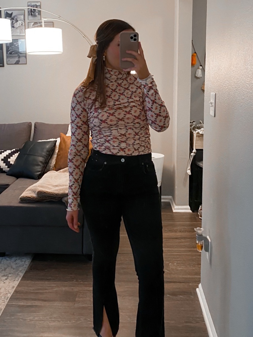 Free people long sleeve body suit